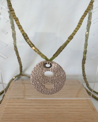 Accroche lunettes en cuir